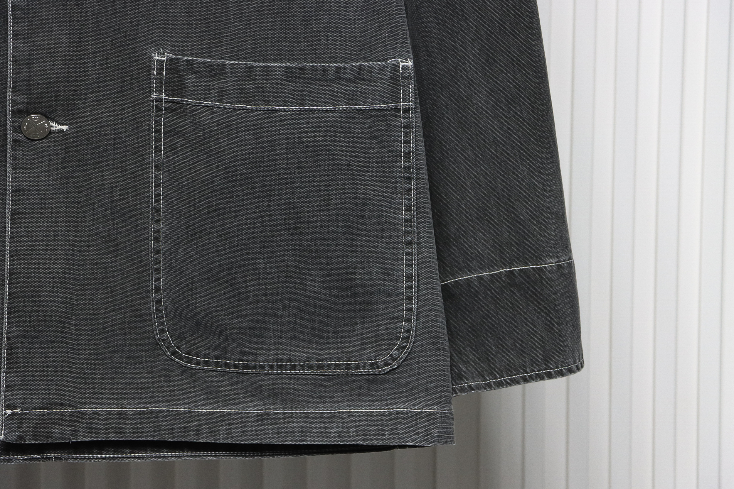 Dior x Stone Island 24Fw Pocket Dior Island Logo Work Shirt Jacket