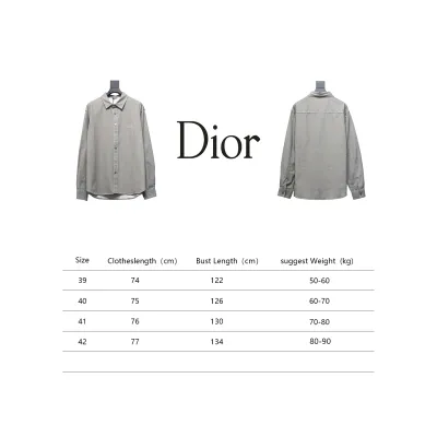 Dior x Stone lsland Embroidered Denim Shirt Jacket Grey 02