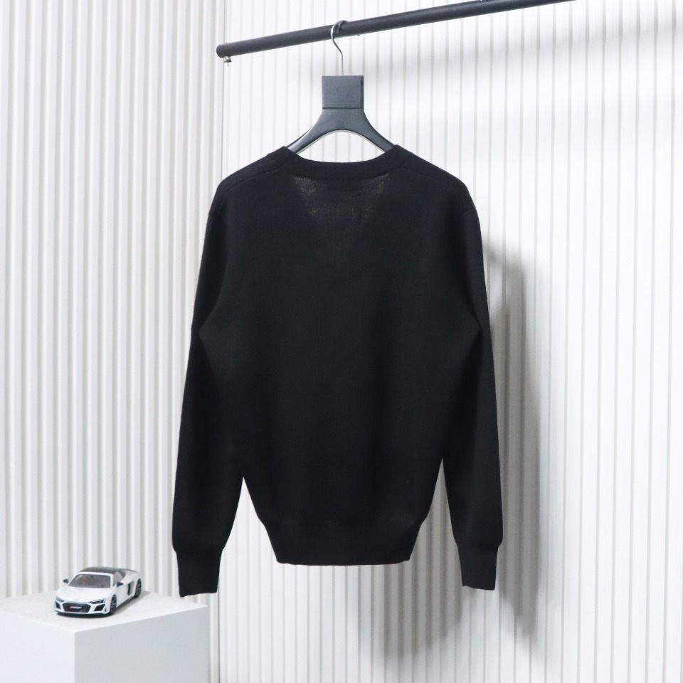 Gucci 24FW Embroidered Logo Knitted Cardigan