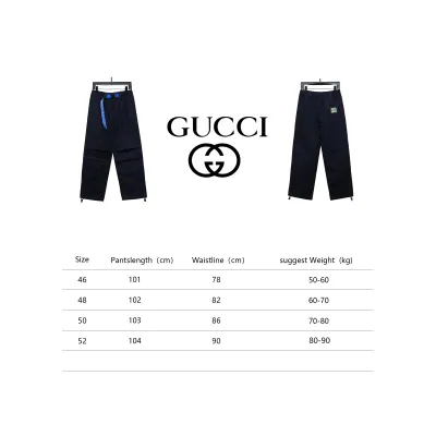 Gucci 24ss Elasticated Buckle Cargo Trousers 02