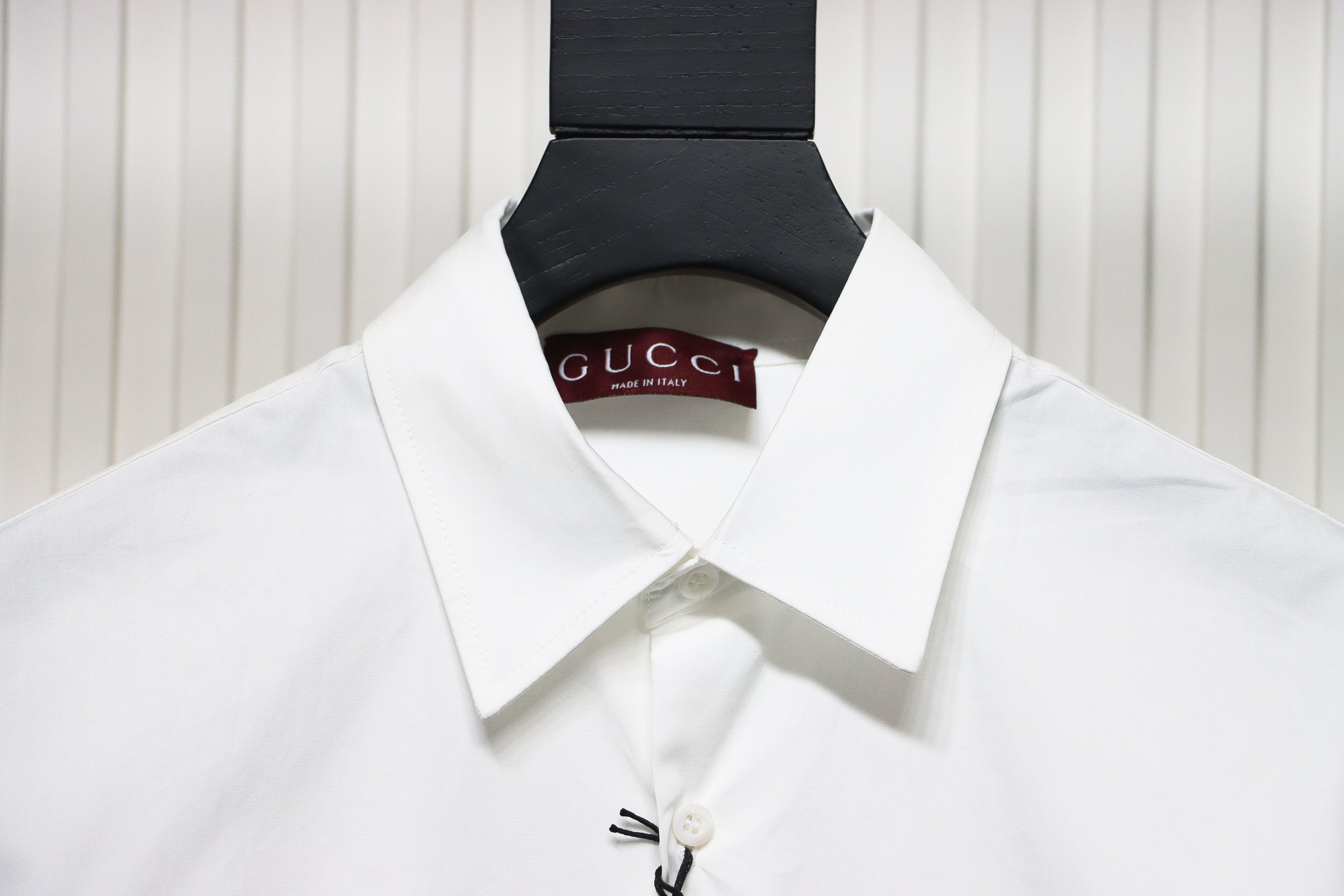 Gucci 24ss Embossed Lettering Long Sleeve Shirt