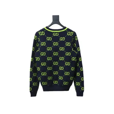 Gucci Classic Double G Jacquard Sweater 02