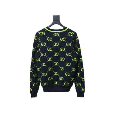 Gucci Classic Double G Jacquard Sweater 02