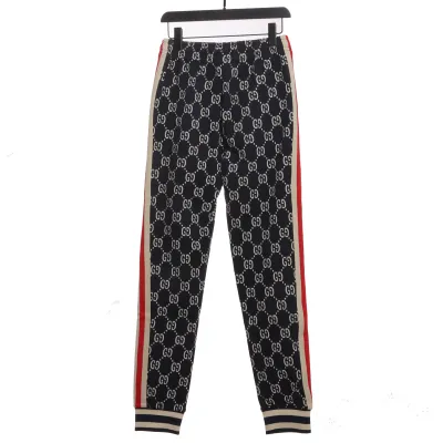 Gucci Full-Grain Jacquard Trousers 01