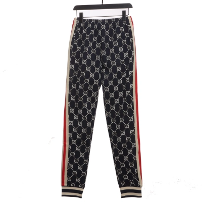 Gucci Full-Grain Jacquard Trousers 01