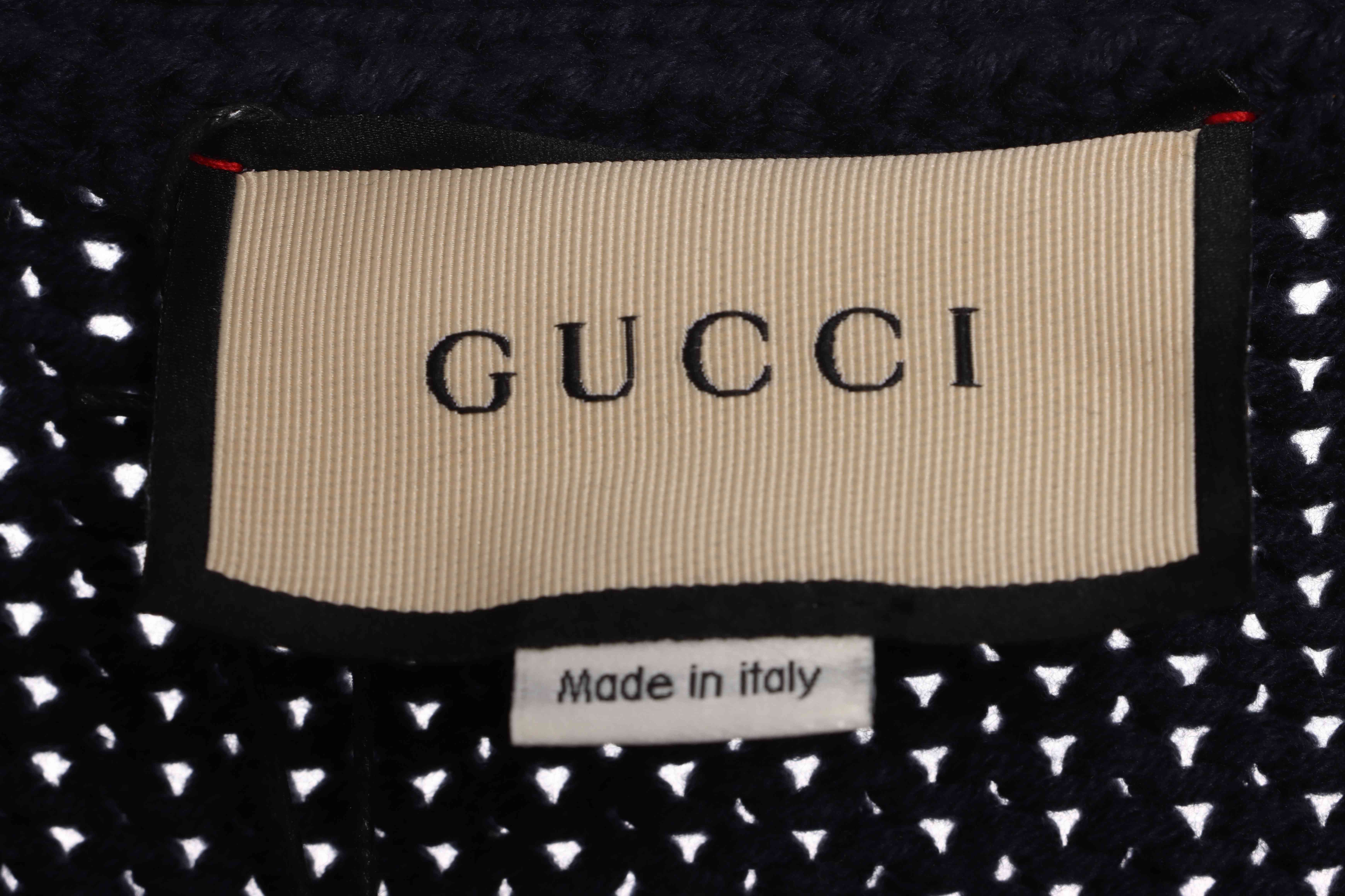 Gucci Graffiti LOGO Wool Cardigan