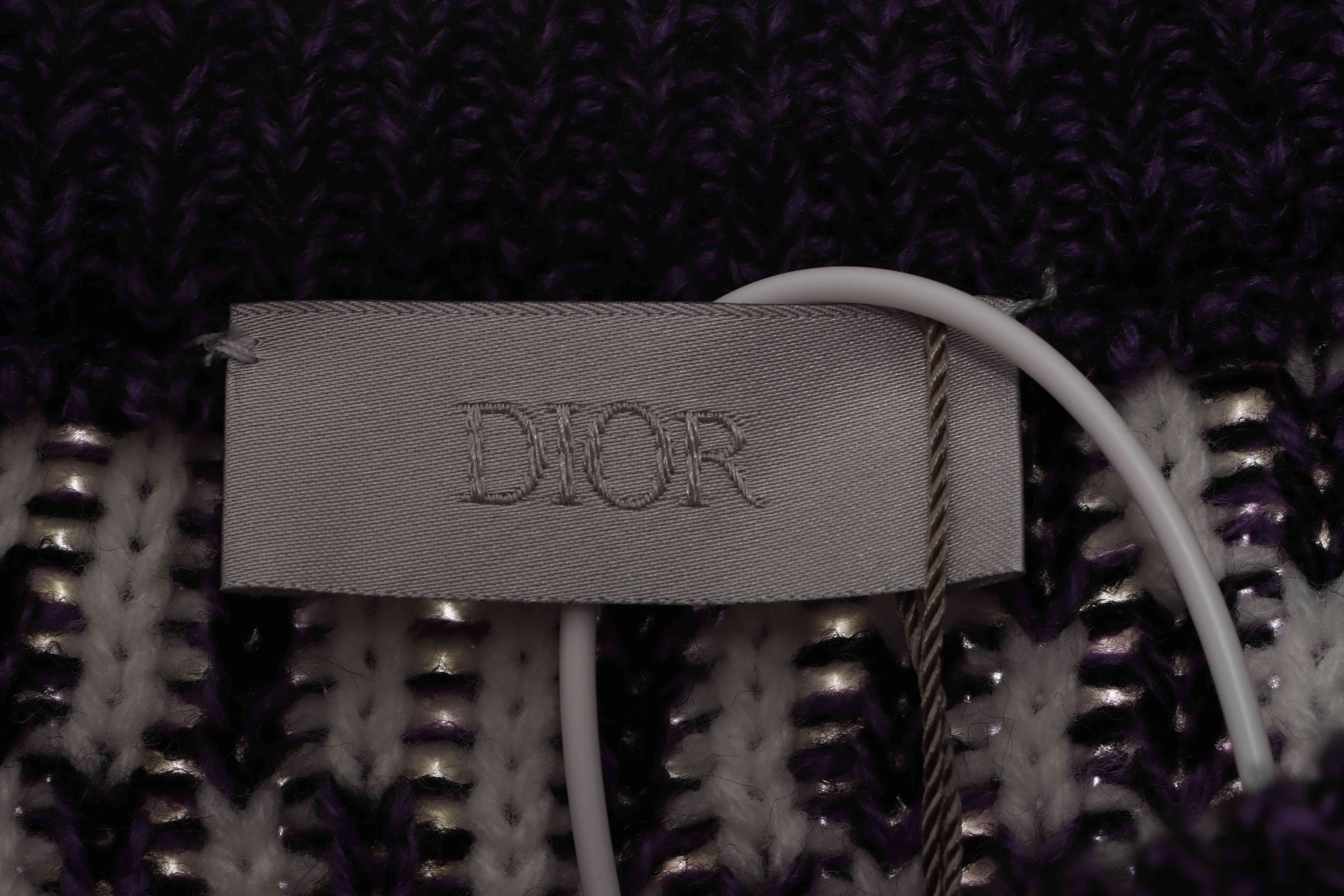 (Special Offer) Dior Diamond Check Jacquard Pullover Sweater