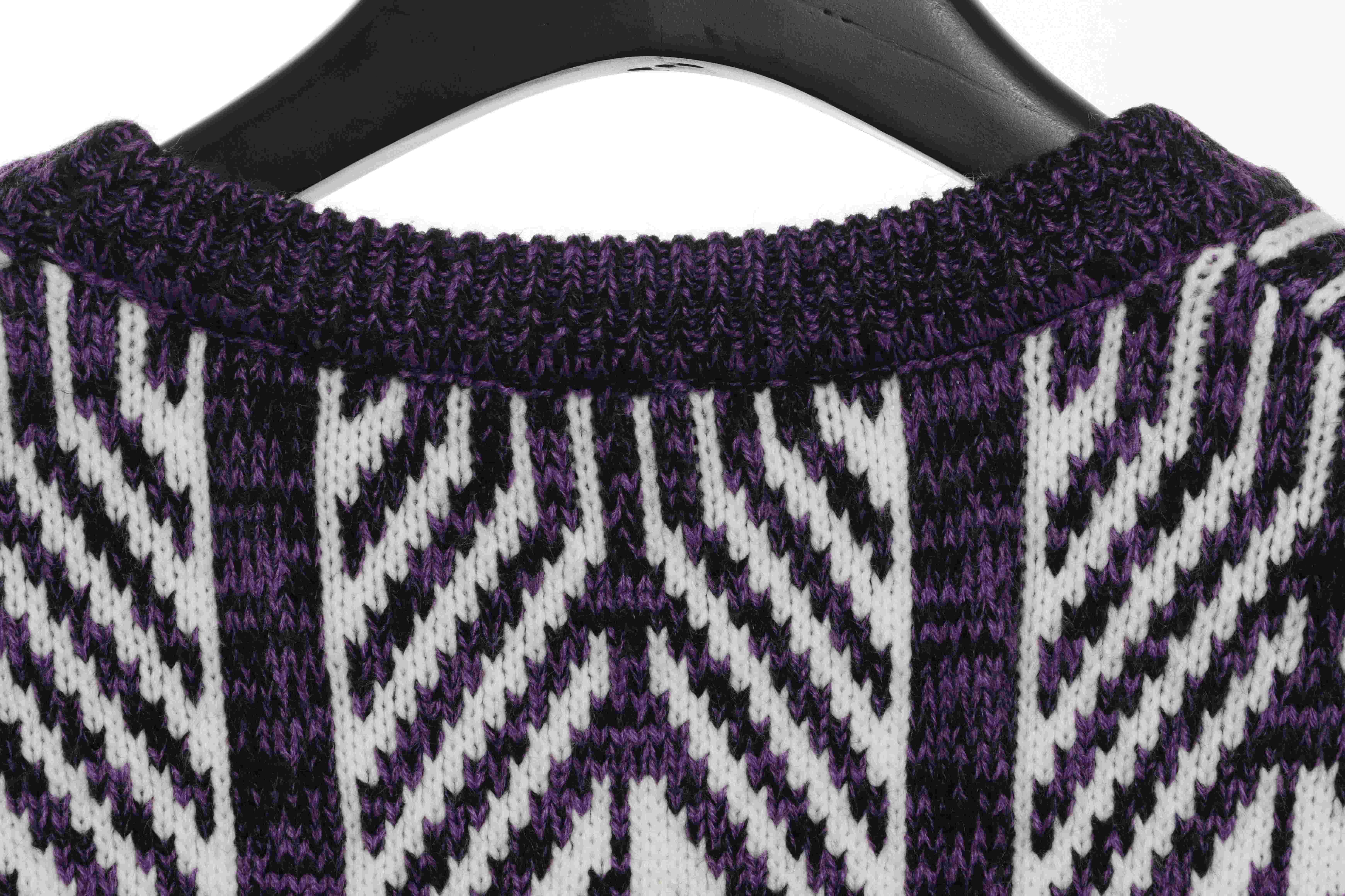 (Special Offer) Dior Diamond Check Jacquard Pullover Sweater