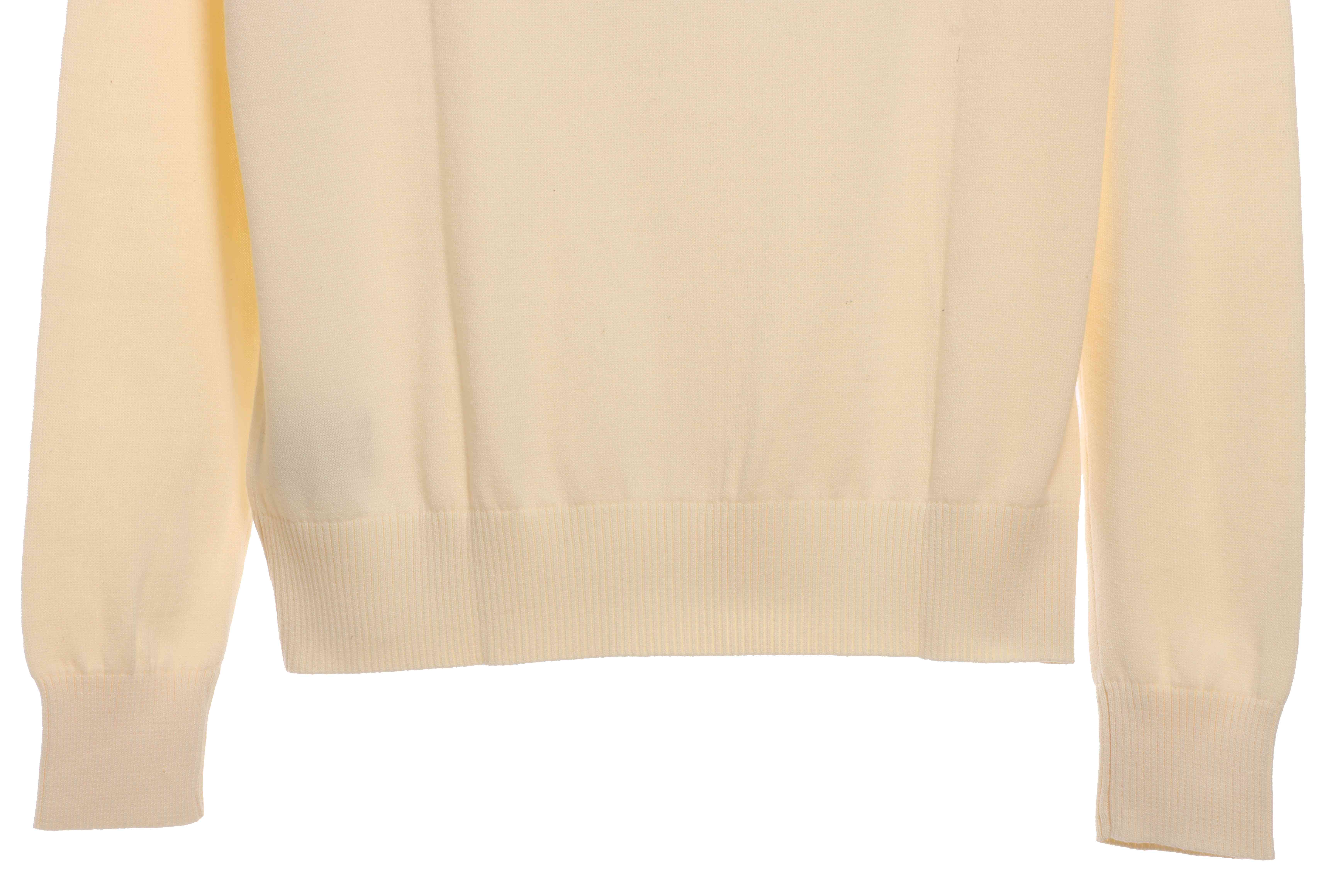 (Special Offer) Dior x Jordan LOGO Jacquard Sweater Apricot