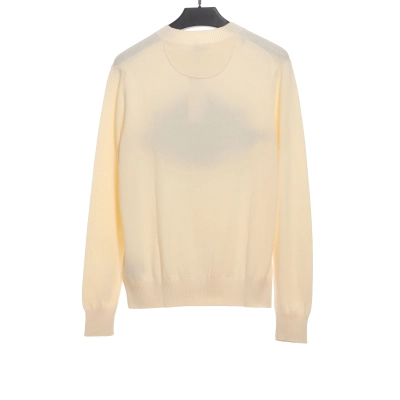 (Special Offer) Dior x Jordan LOGO Jacquard Sweater Apricot 02