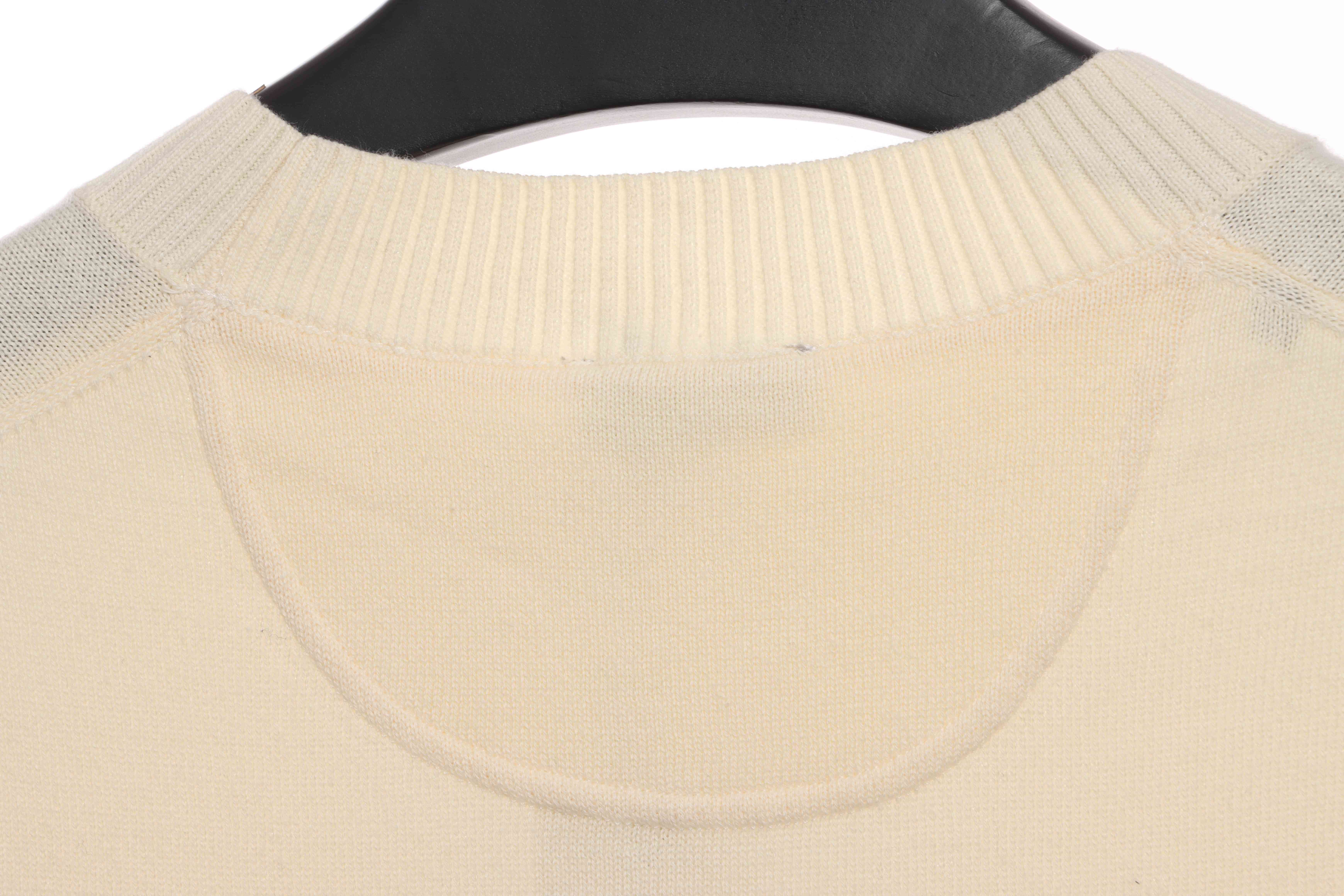 (Special Offer) Dior x Jordan LOGO Jacquard Sweater Apricot