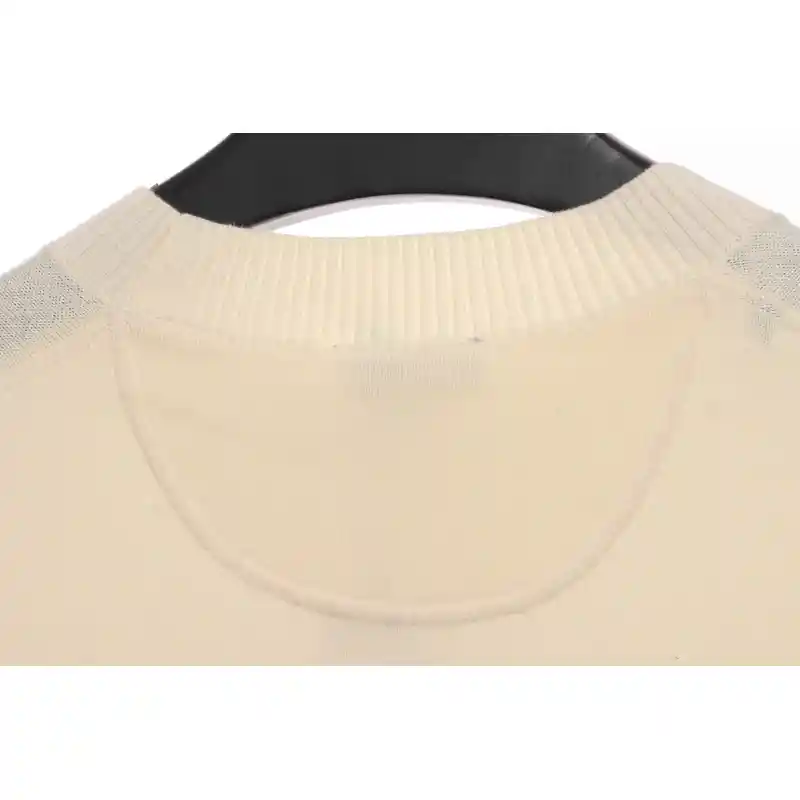 (Special Offer) Dior x Jordan LOGO Jacquard Sweater Apricot