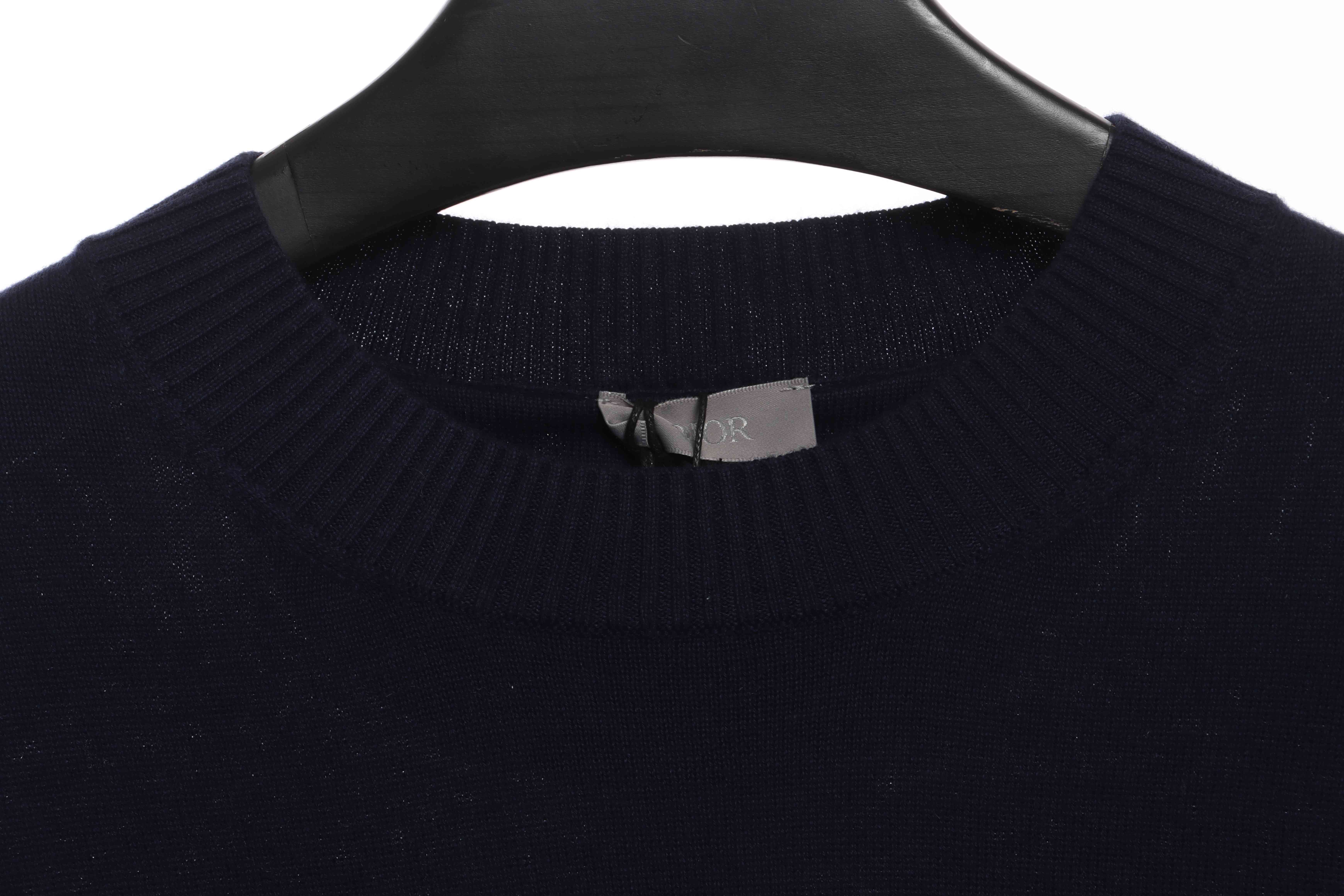 (Special Offer) Dior x Jordan LOGO Jacquard Sweater Black