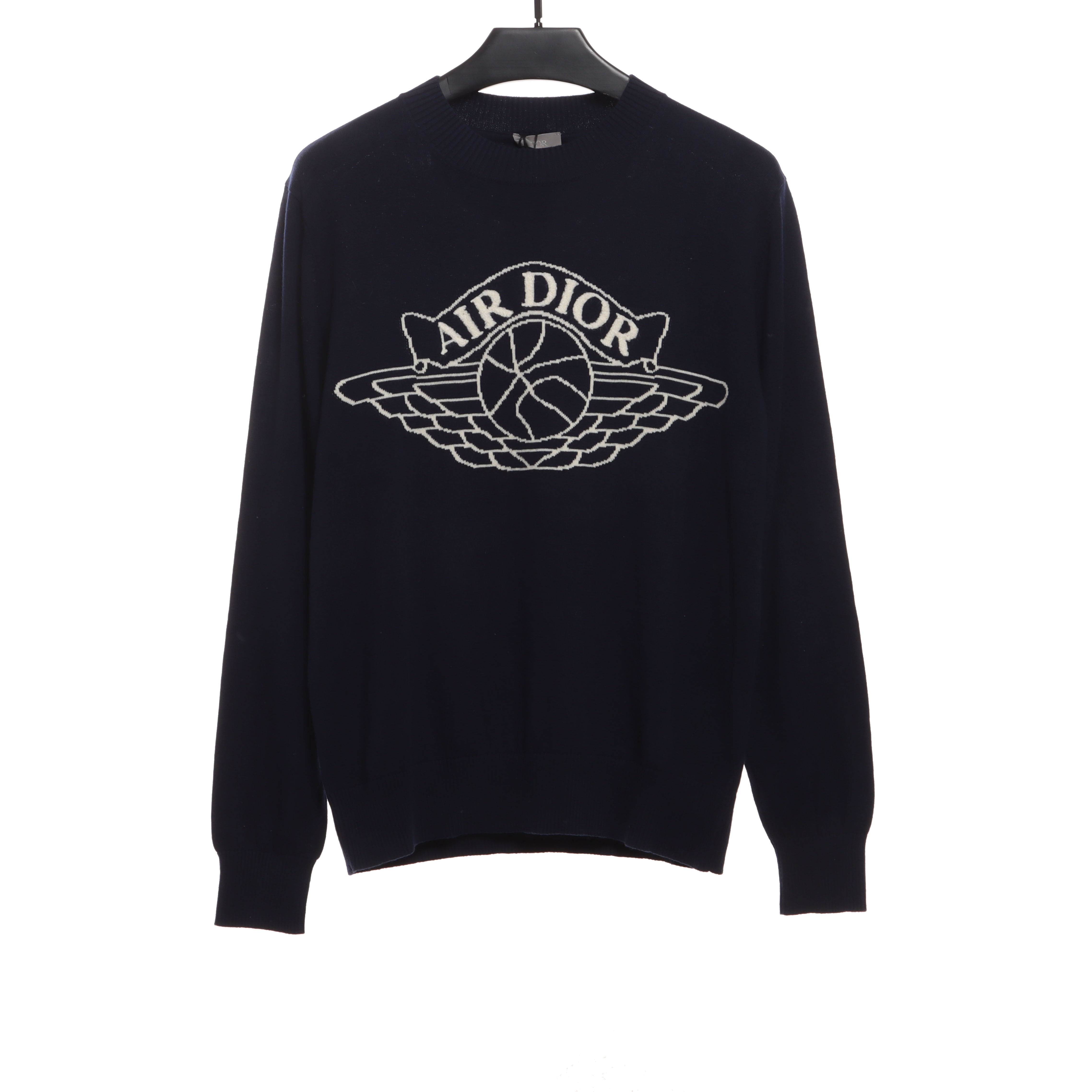 (Special Offer) Dior x Jordan LOGO Jacquard Sweater Black