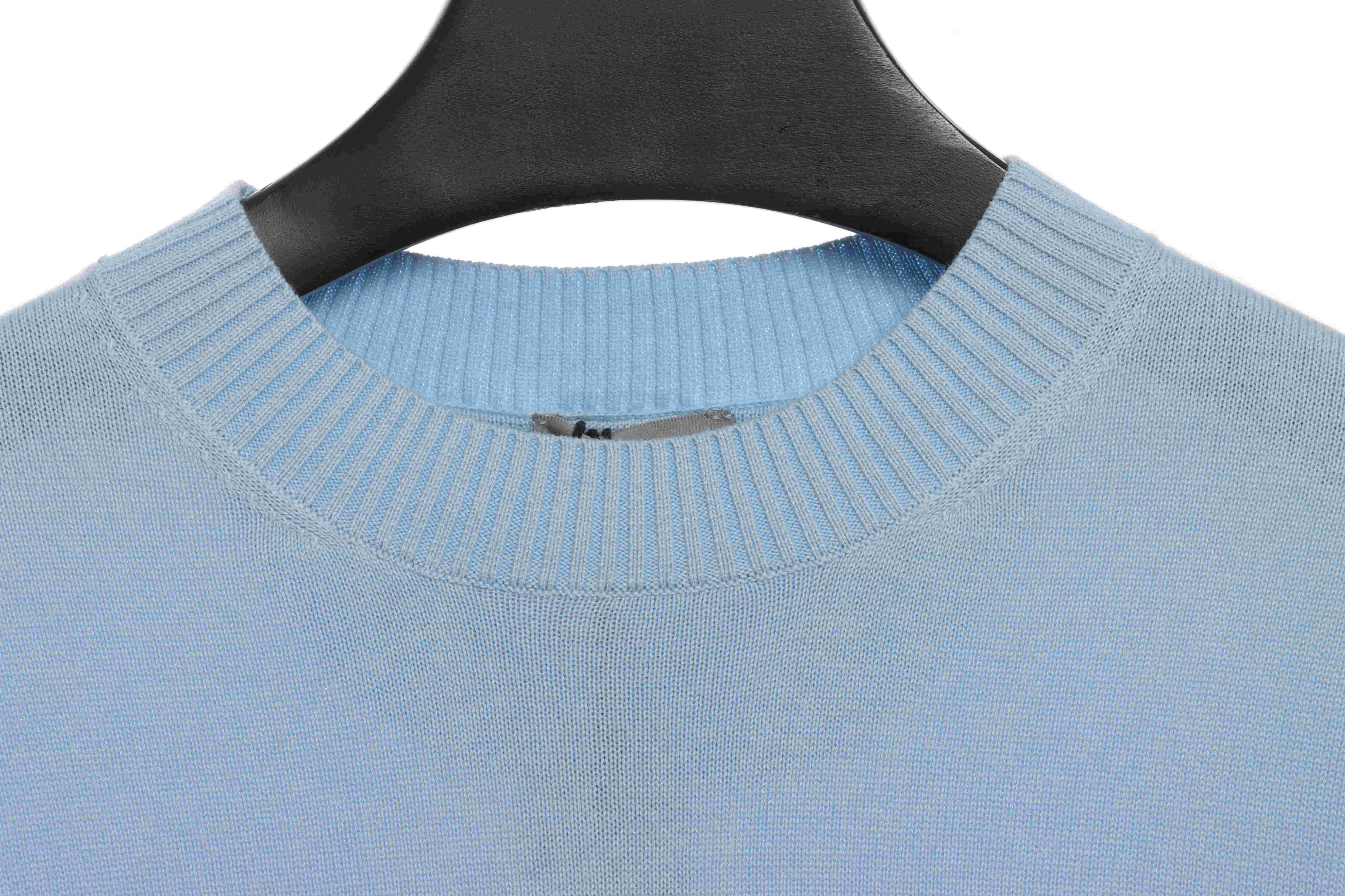 (Special Offer) Dior x Jordan LOGO Jacquard Sweater Blue