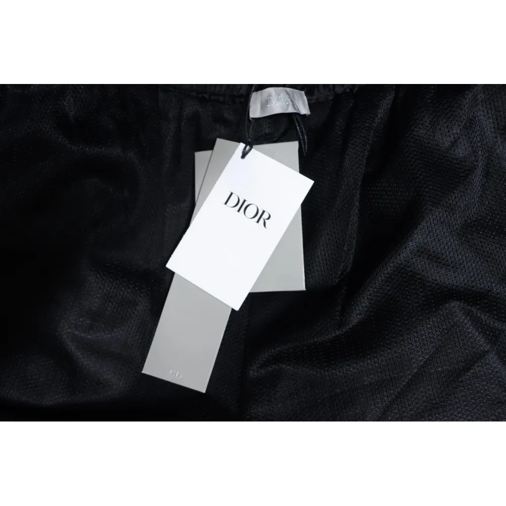 Dior 23FW Dark Pattern Jacquard Trousers Black
