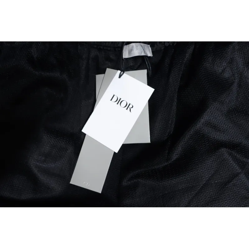 Dior 23FW Dark Pattern Jacquard Trousers Black