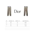 Dior 24Fw All Over Jacquard Side Webbing Suit Trousers