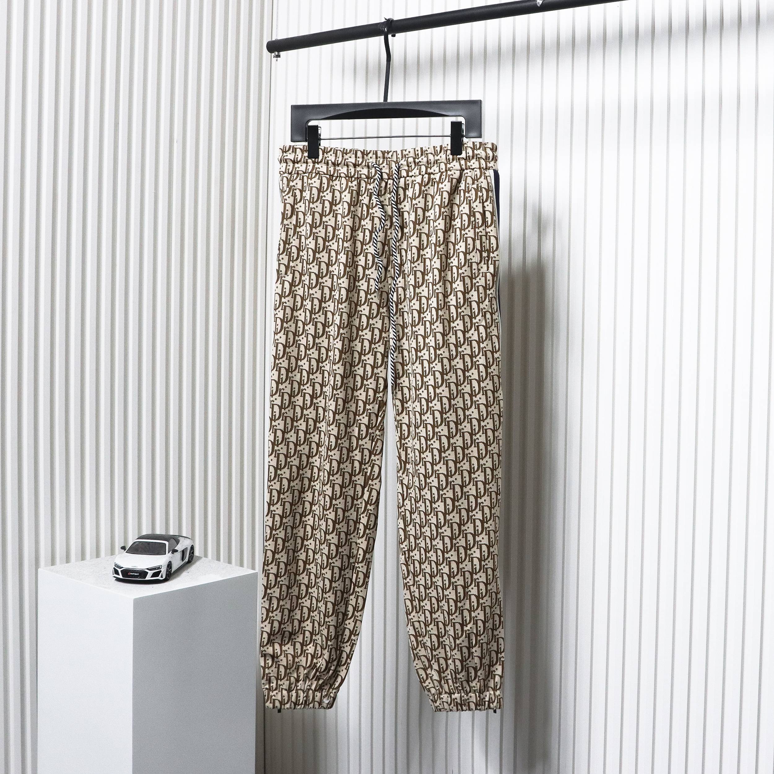 Dior 24Fw All Over Jacquard Side Webbing Suit Trousers