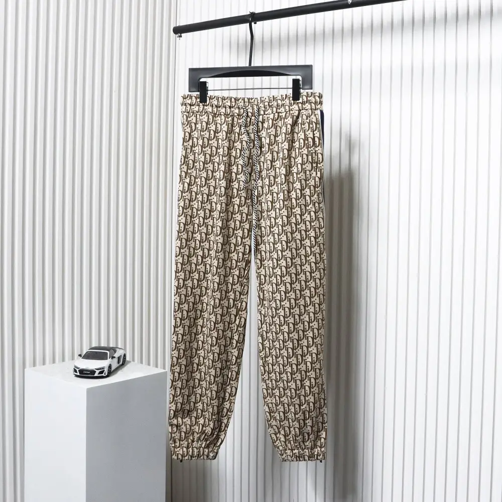 Dior 24Fw All Over Jacquard Side Webbing Suit Trousers