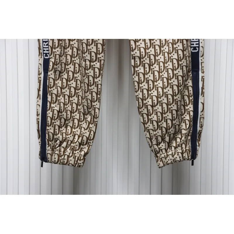 Dior 24Fw All Over Jacquard Side Webbing Suit Trousers