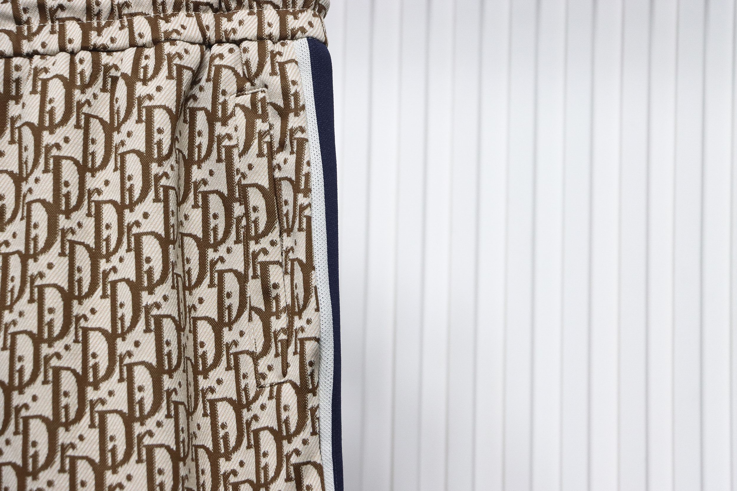 Dior 24Fw All Over Jacquard Side Webbing Suit Trousers