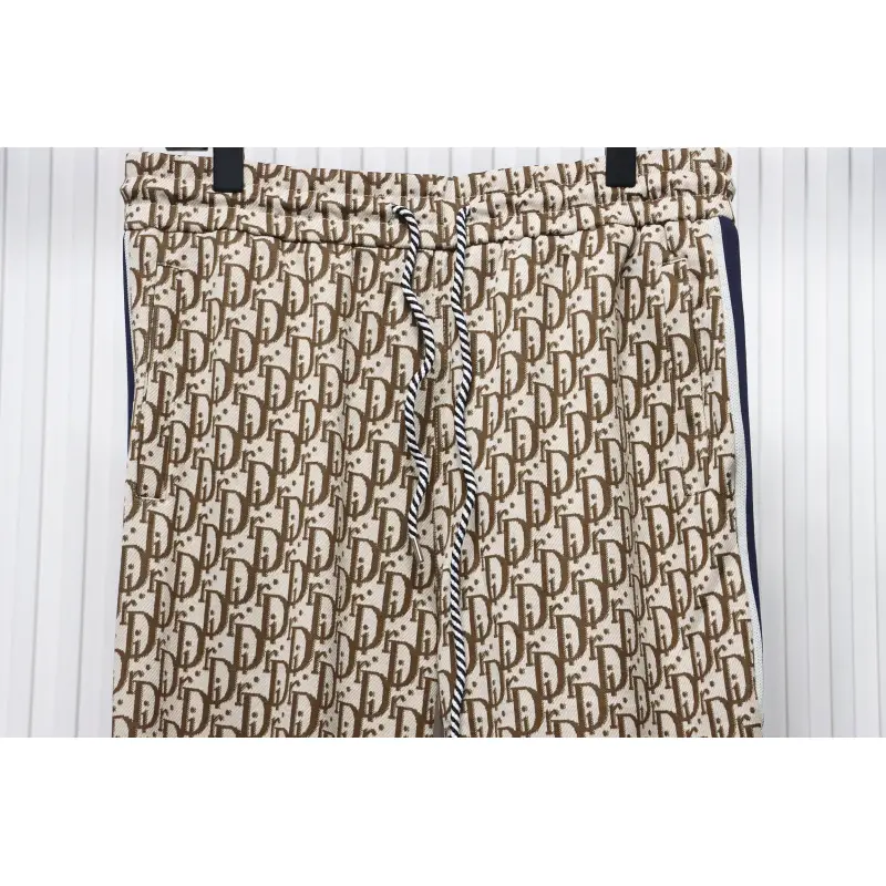 Dior 24Fw All Over Jacquard Side Webbing Suit Trousers