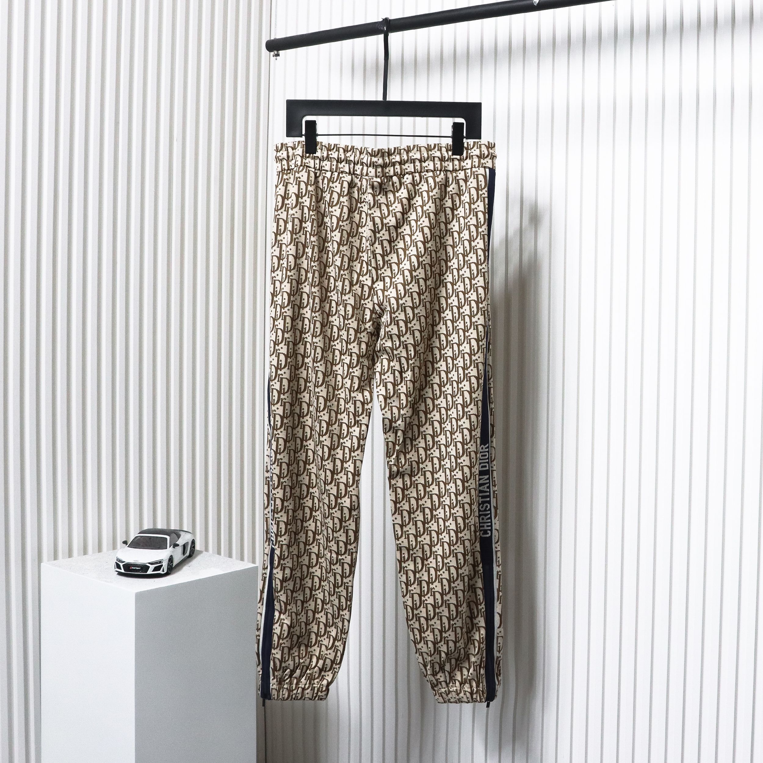 Dior 24Fw All Over Jacquard Side Webbing Suit Trousers