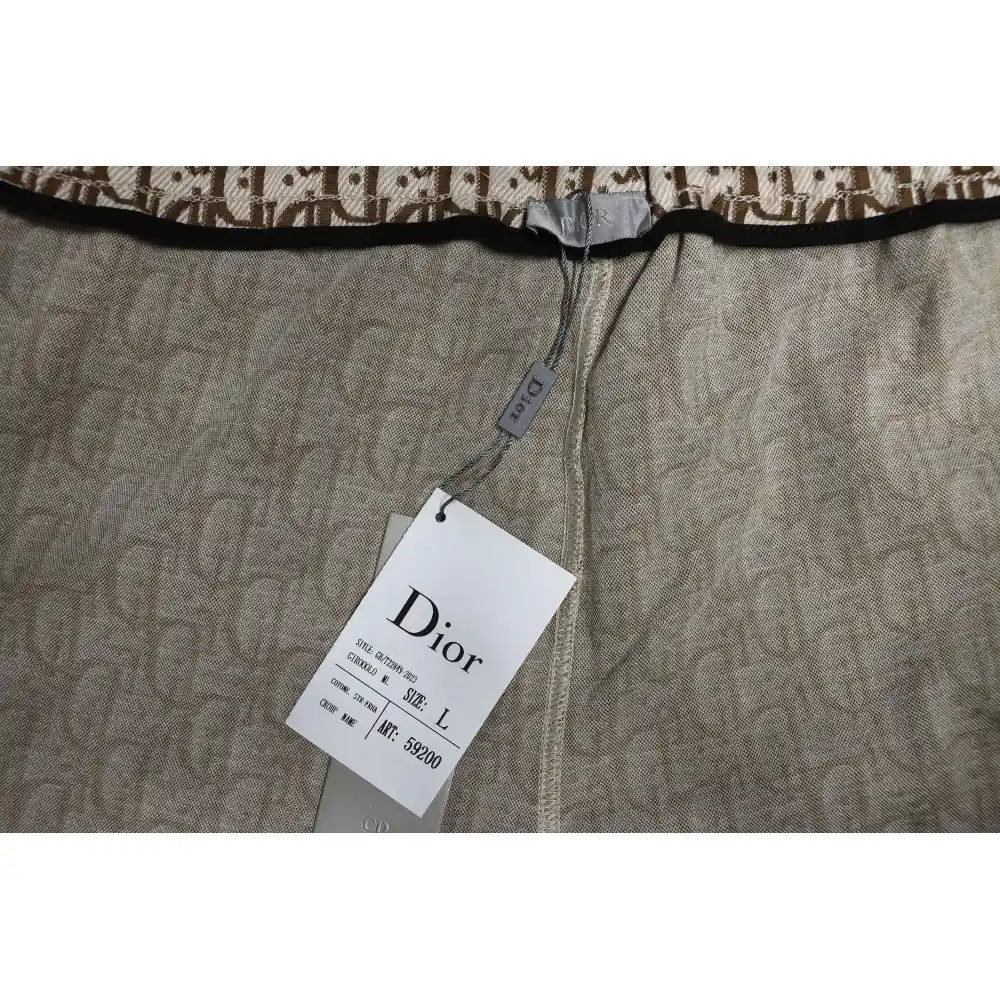 Dior 24Fw All Over Jacquard Side Webbing Suit Trousers