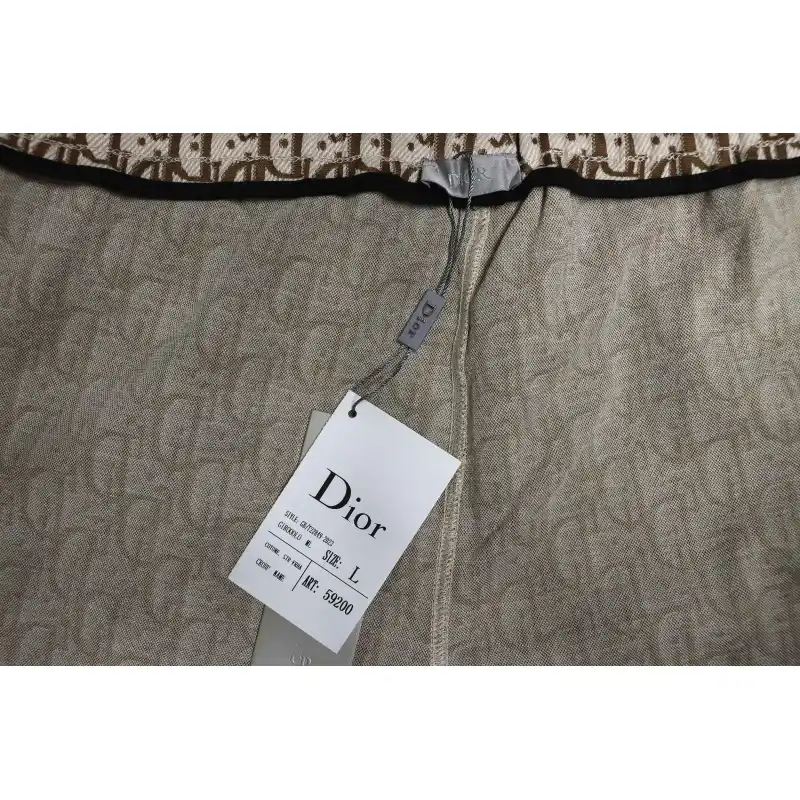 Dior 24Fw All Over Jacquard Side Webbing Suit Trousers