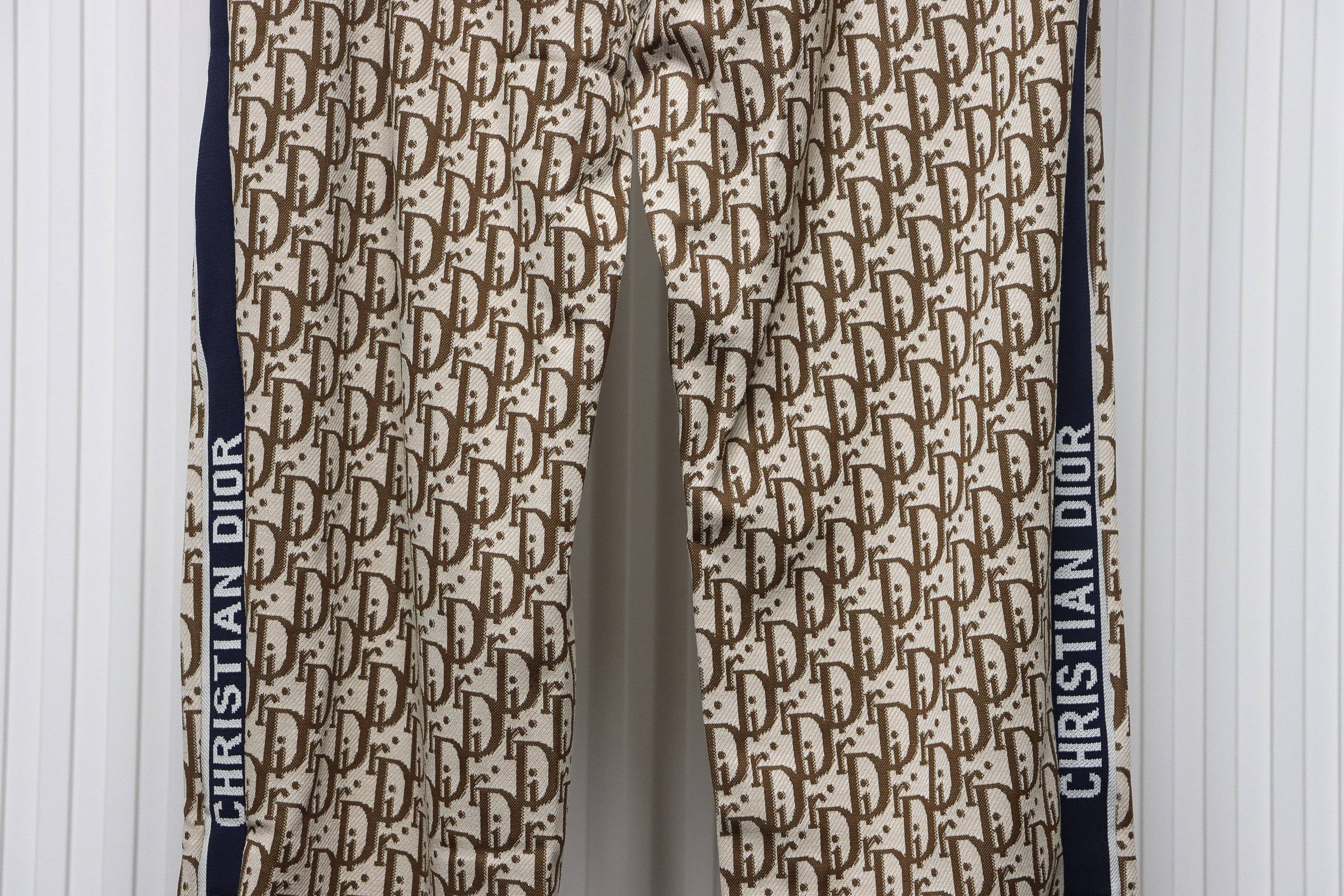 Dior 24Fw All Over Jacquard Side Webbing Suit Trousers