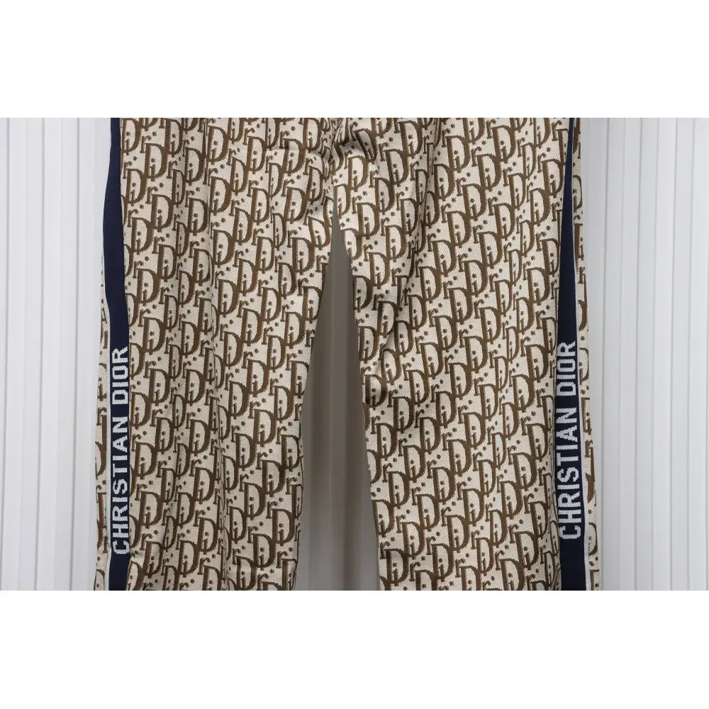 Dior 24Fw All Over Jacquard Side Webbing Suit Trousers
