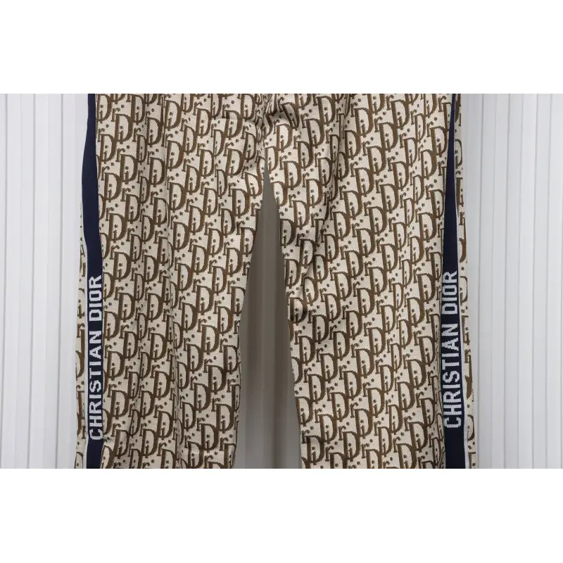 Dior 24Fw All Over Jacquard Side Webbing Suit Trousers