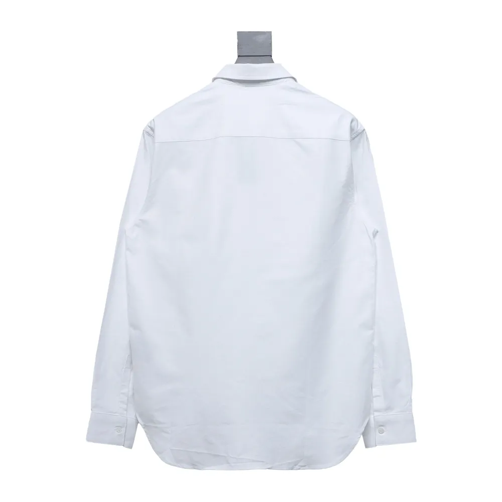 Dior 24Fw CD Small Heart Embroidered Long-Sleeved Shirt