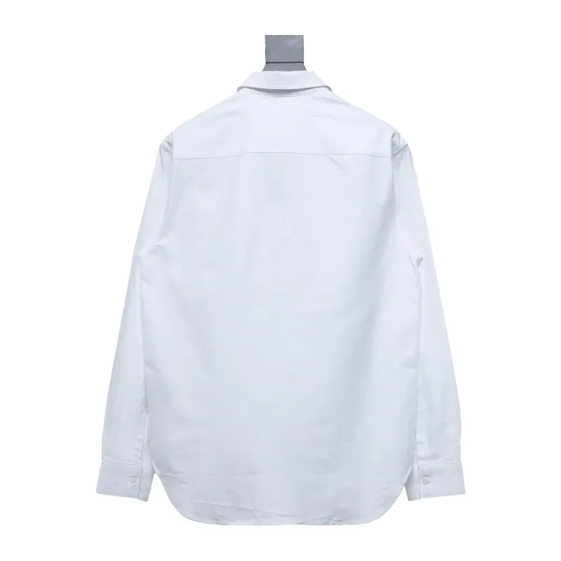 Dior 24Fw CD Small Heart Embroidered Long-Sleeved Shirt