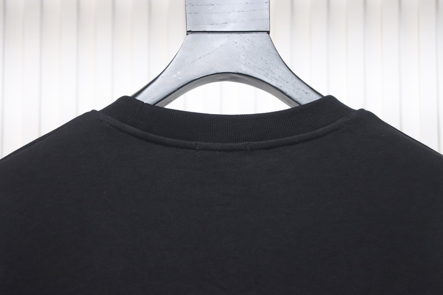 Dior 24Fw Embroidered Pin Lettering Crew Neck Sweatshirt Black