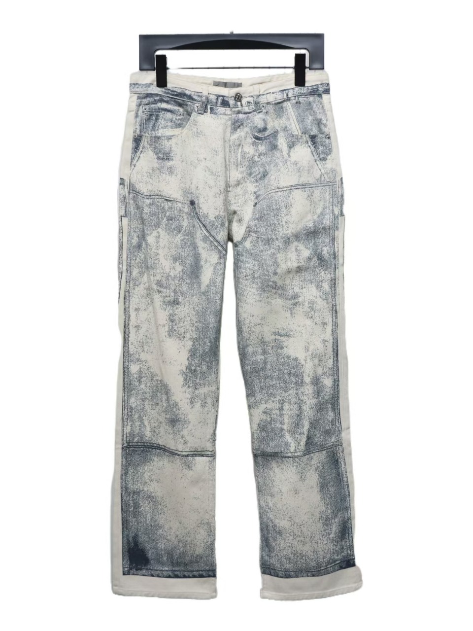 Dior 24Fw Ink Sketch Print Jeans