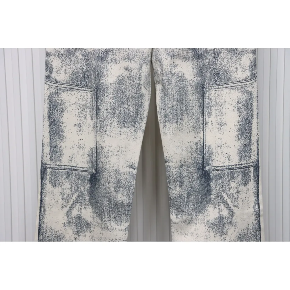 Dior 24Fw Ink Sketch Print Jeans