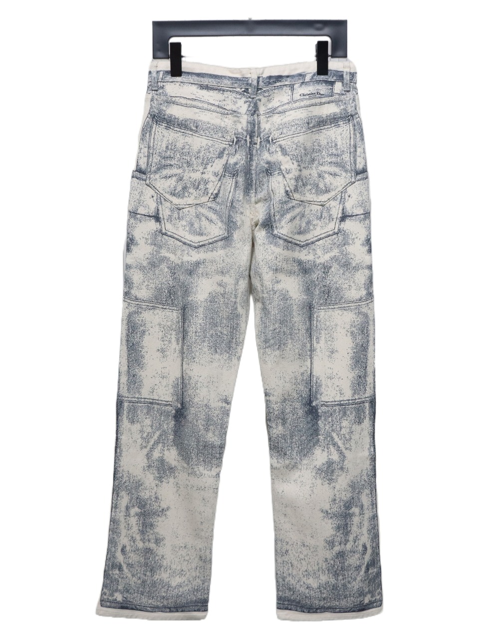 Dior 24Fw Ink Sketch Print Jeans