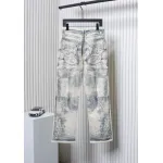 Dior 24Fw Ink Sketch Print Jeans