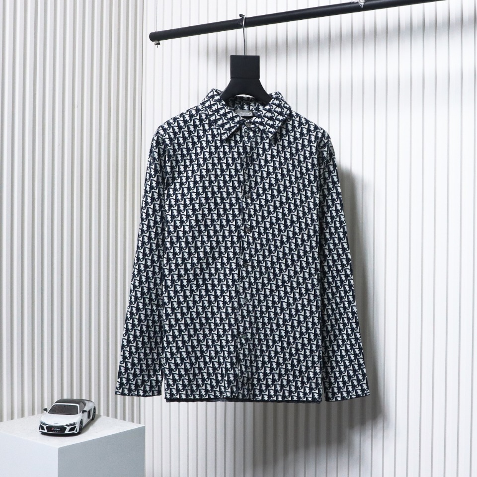 Dior 24Fw Monogram Full Print Shirt Sweater