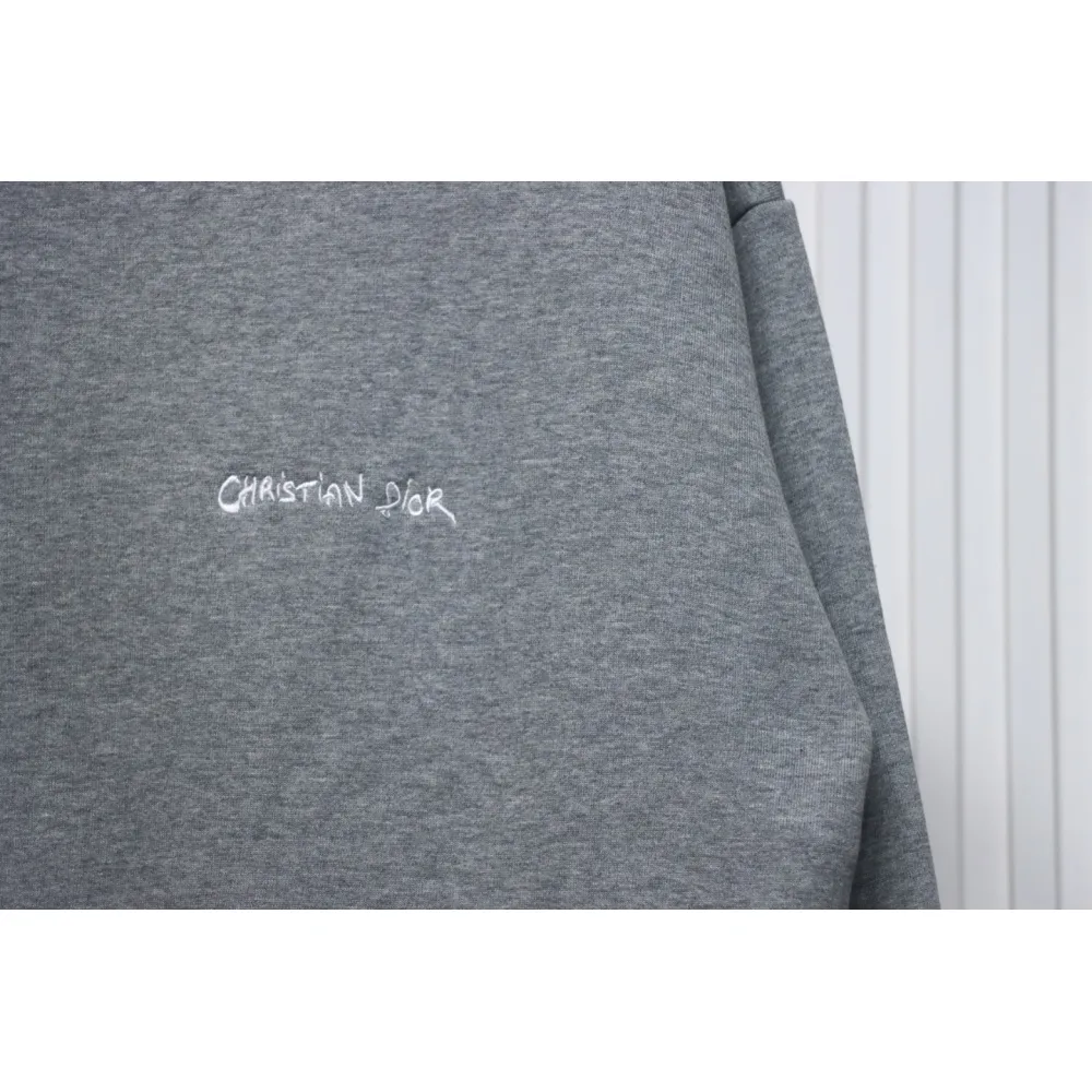 Dior 24FW Signature Embroidered Crewneck Sweatshirt