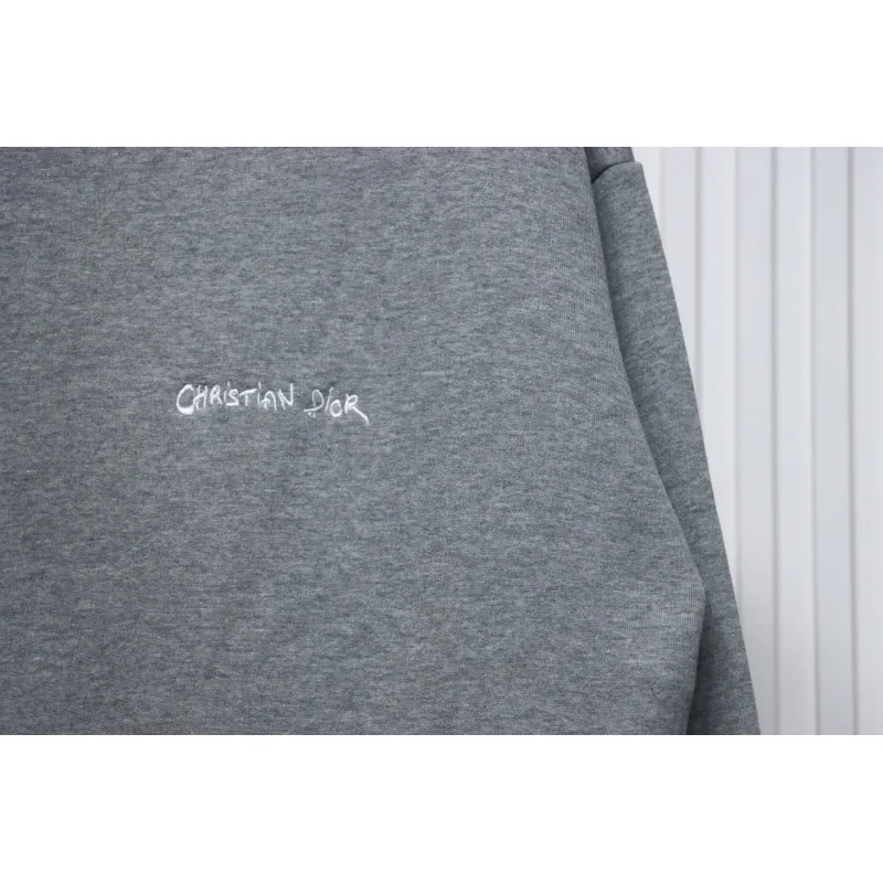 Dior 24FW Signature Embroidered Crewneck Sweatshirt