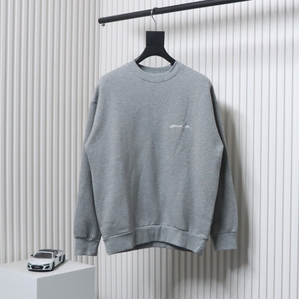 Dior 24FW Signature Embroidered Crewneck Sweatshirt