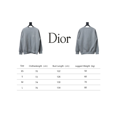 Dior 24FW Signature Embroidered Crewneck Sweatshirt 02