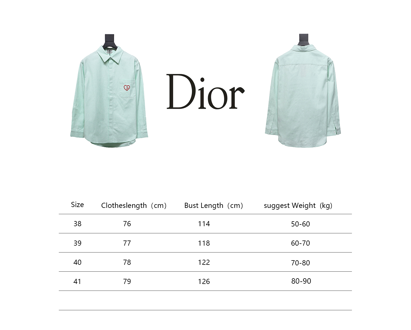 Dior 24ss Embroidery Embroidered Shirt