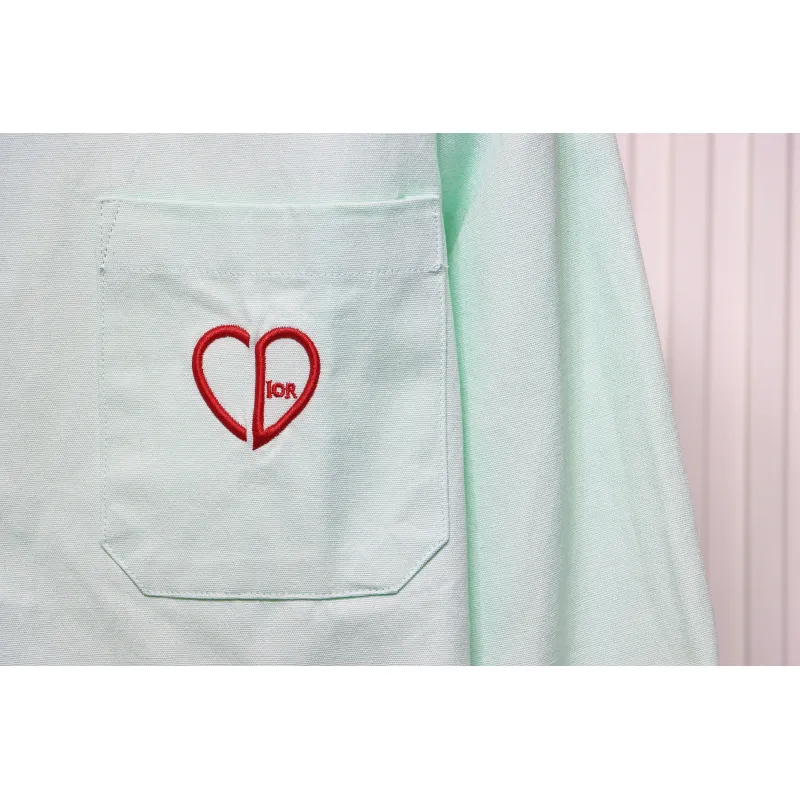 Dior 24ss Embroidery Embroidered Shirt