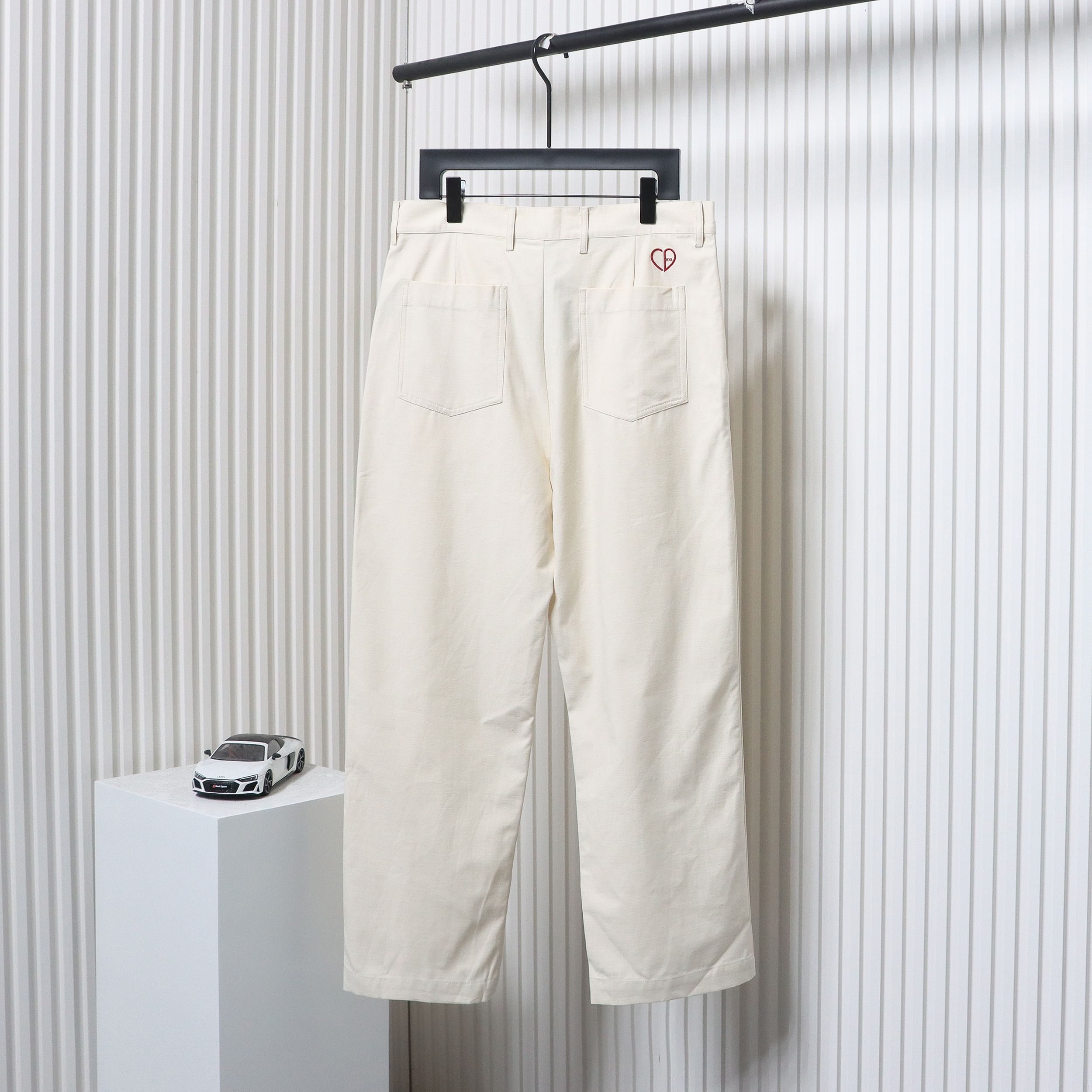 Dior 24ss Heart Embroidered Trousers