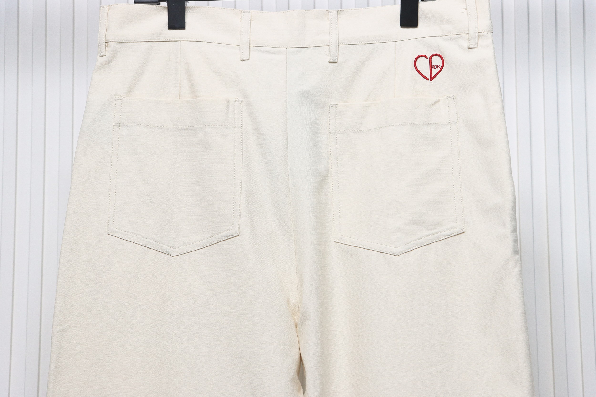 Dior 24ss Heart Embroidered Trousers