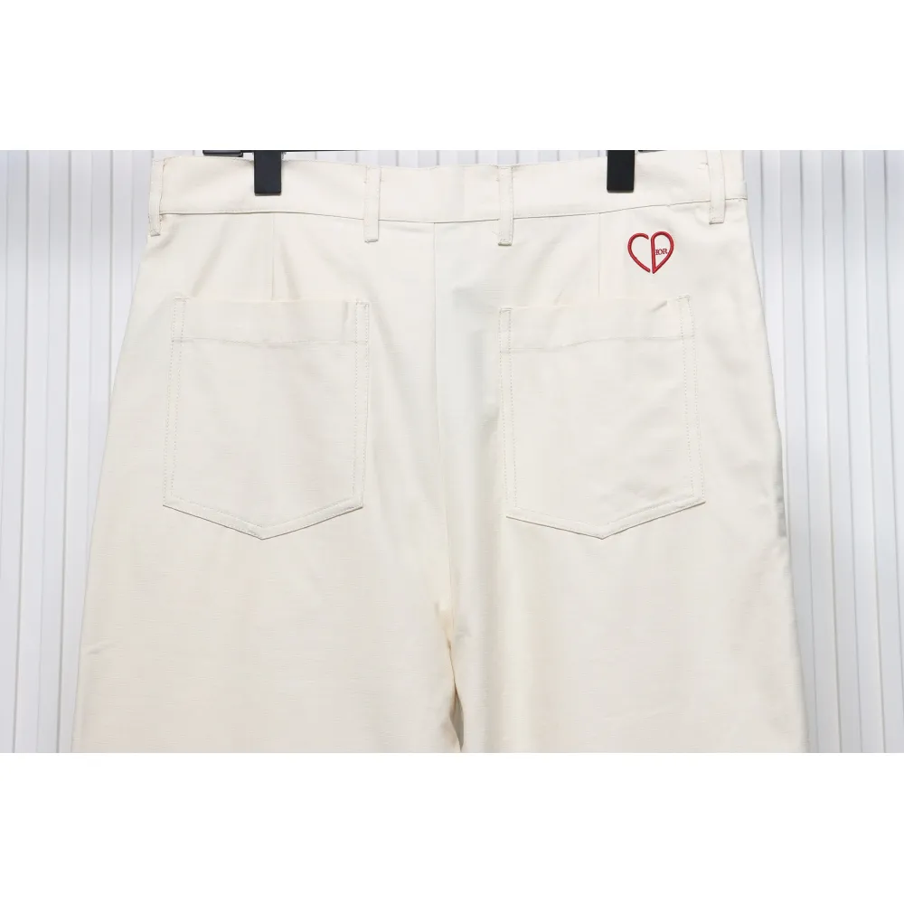 Dior 24ss Heart Embroidered Trousers